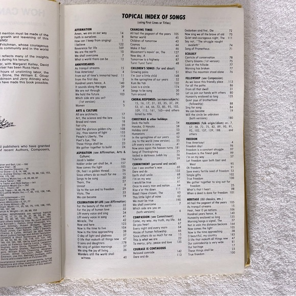 Vintage Allied Printing How Can We Keep From Singing Hard Cover Music Songbook - Picture 6 of 14